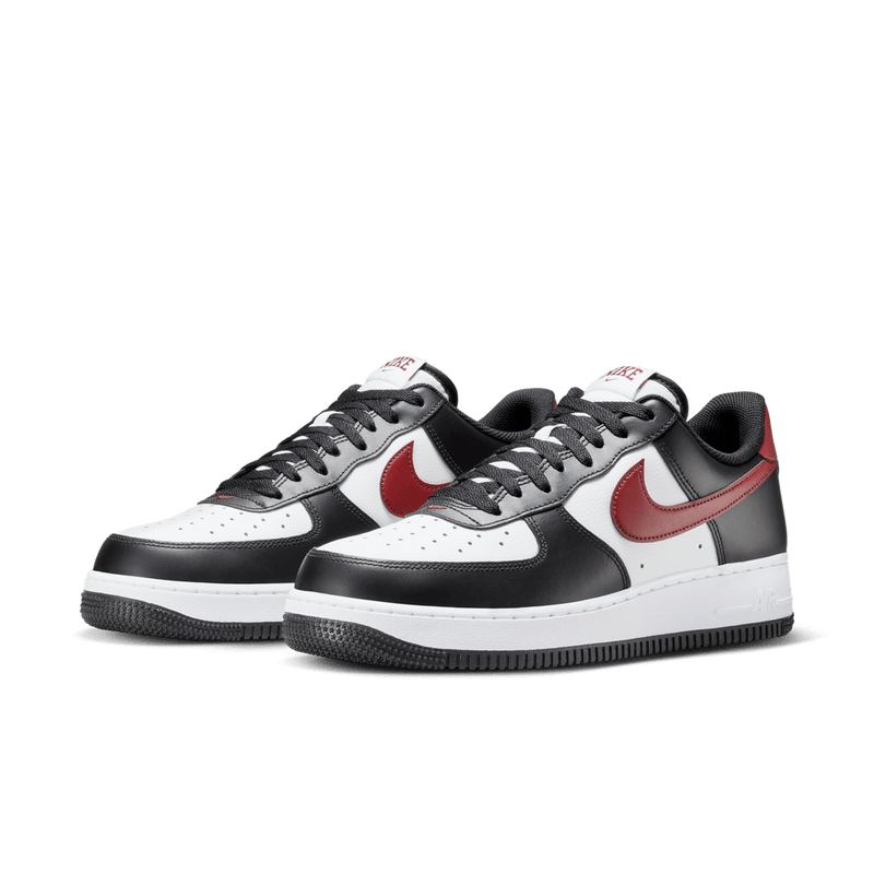 Nike Air Force 1 '07 'Black/Dark Red/White'