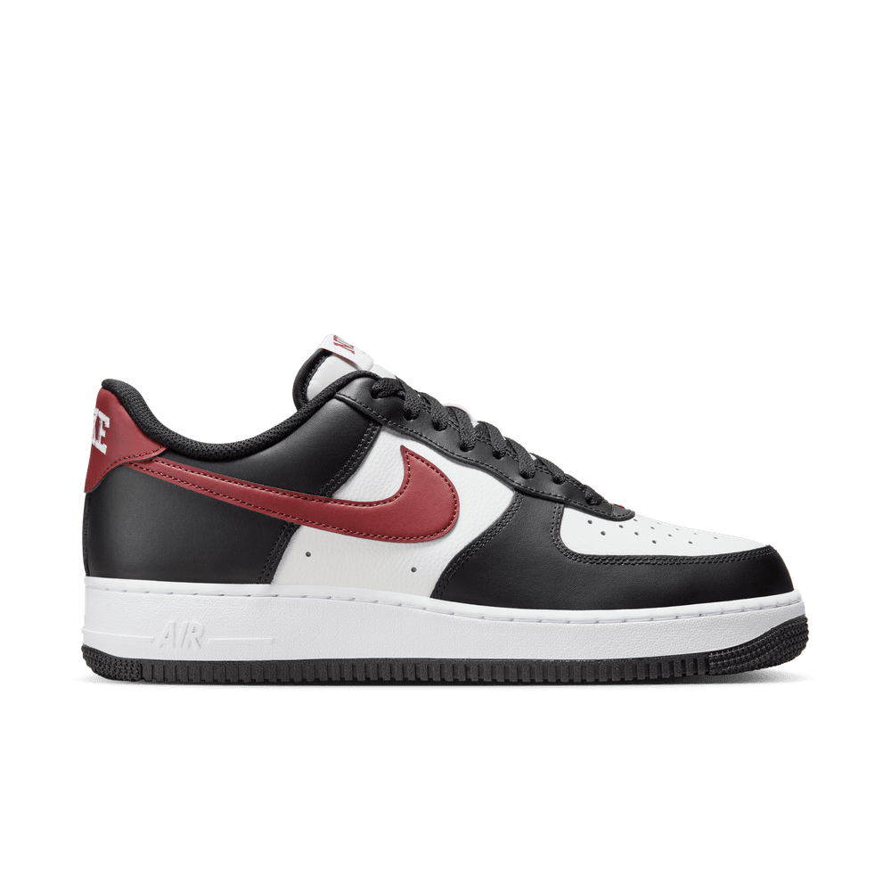 Nike Air Force 1 '07 'Black/Dark Red/White'