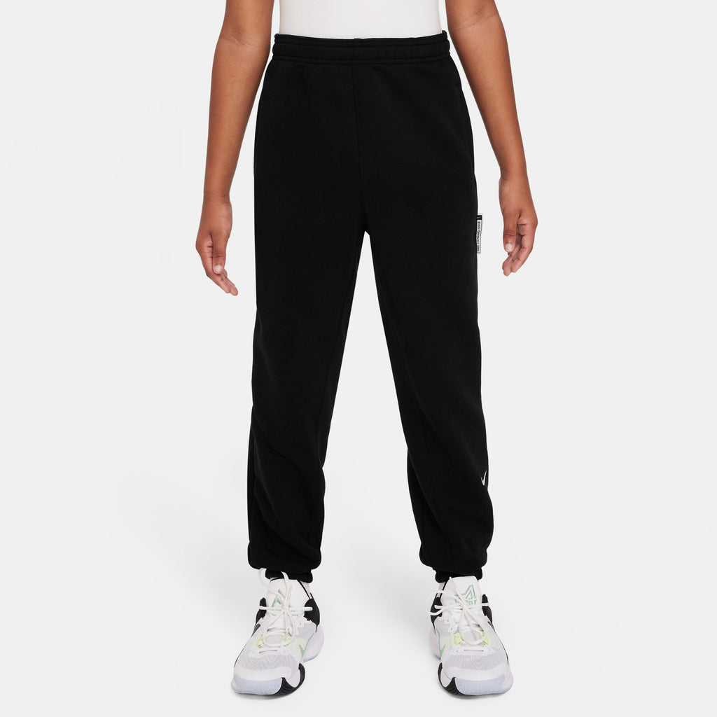 Nike Standard Issue Big Kids' Dri-FIT Fleece Pants 'Black/Ivory'