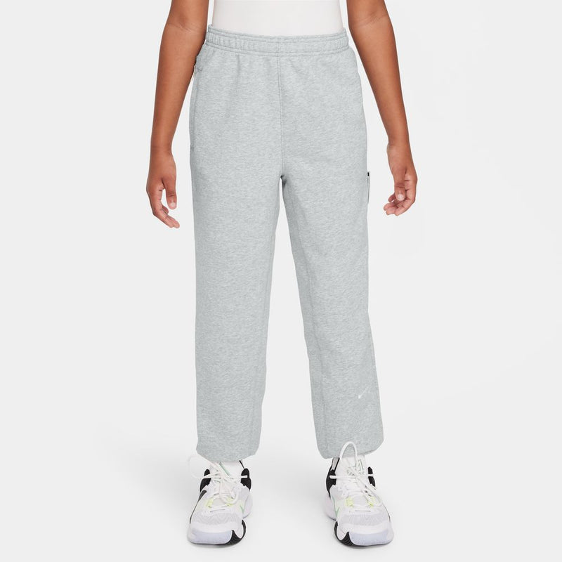 Nike Standard Issue Big Kids' Dri-FIT Fleece Pants 'Grey/Ivory'