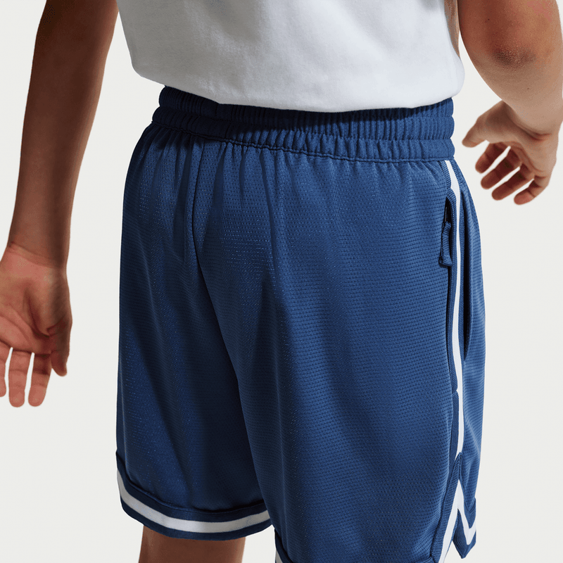 Nike DNA Big Kids' 5" Basketball Shorts 'Navy/White'