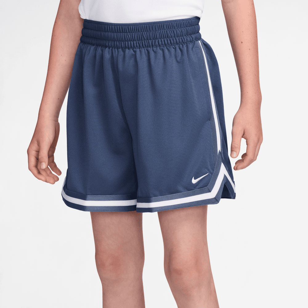 Nike DNA Big Kids' 5" Basketball Shorts 'Navy/White'