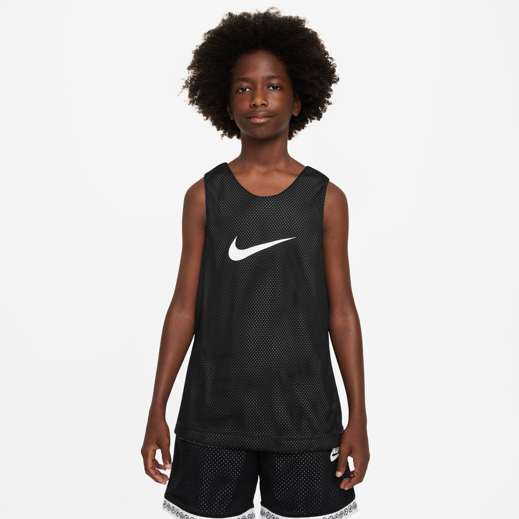 Nike Big Kids' Dri-FIT Reversible Jersey 'White/Black'