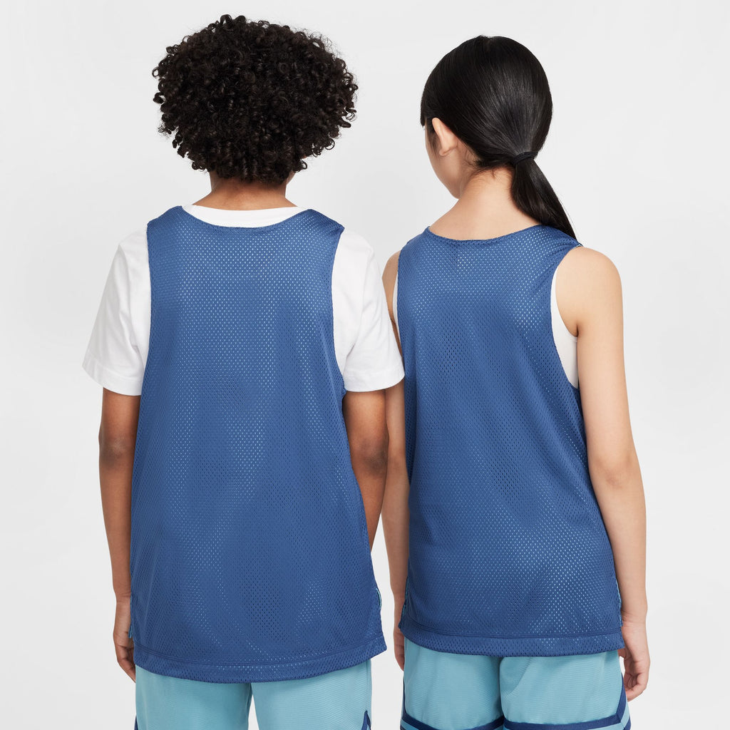 Nike Big Kids' Dri-FIT Reversible Jersey 'Navy/Turquoise/White'