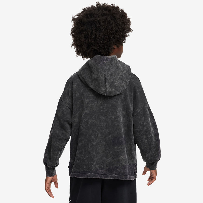 Nike Culture Of Basketball Big Kids' Fleece Pullover Hoodie 'Black/Anthracite'