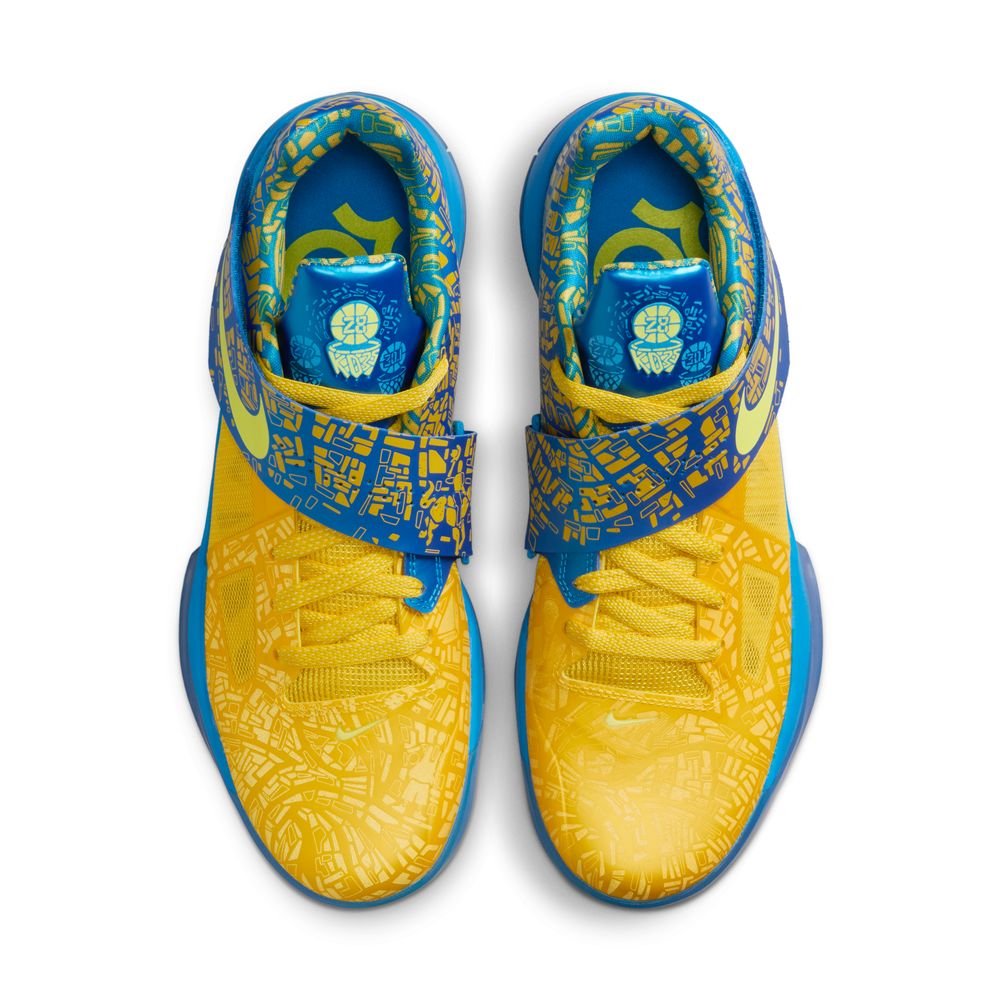 Kevin Durant Nike Zoom KD 4 Men's Shoes 'Blue/Lemon Twist'