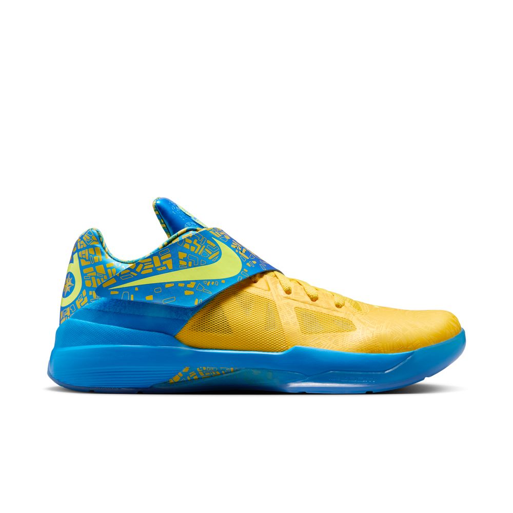 Kevin Durant Nike Zoom KD 4 Men's Shoes 'Blue/Lemon Twist'