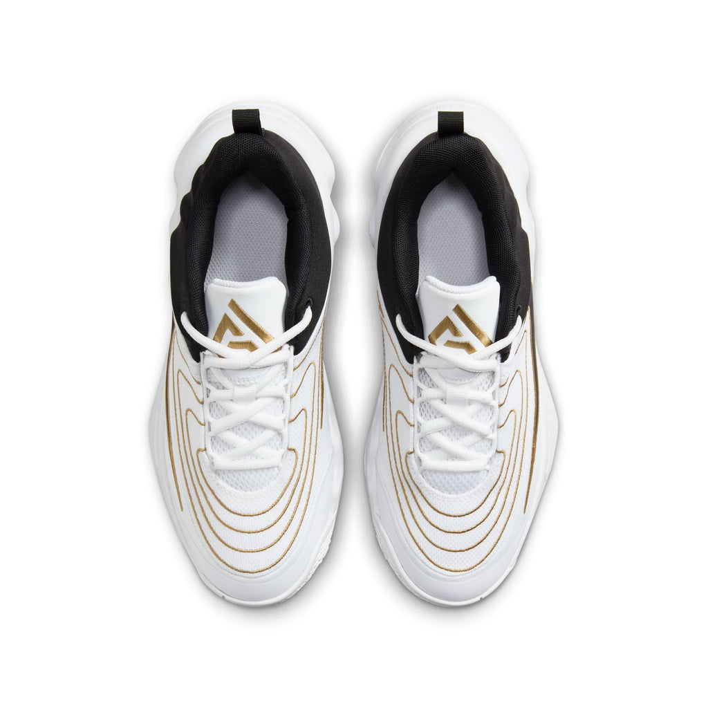 Giannis Immortality 4 Big Kids' Basketball Shoes (GS) 'White/Black/Gold'