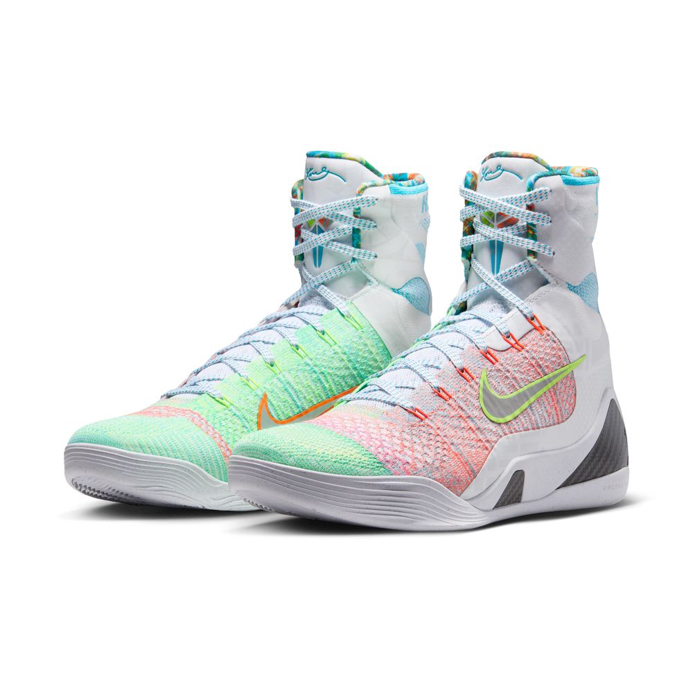 Kobe Bryant Kobe IX Elite High Protro Basketball Shoes 'White/Silver/Chlorine'