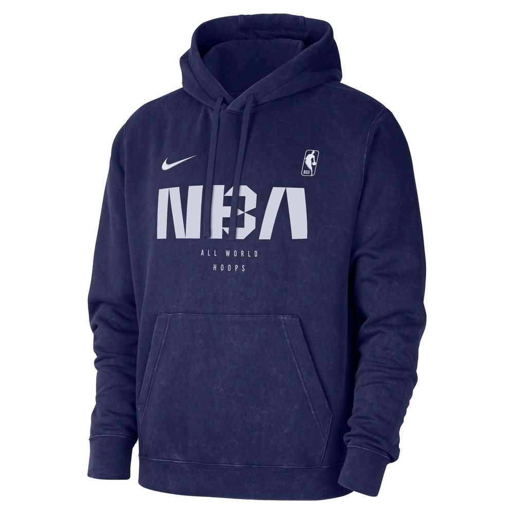 Team 31 Club Men's Nike NBA Pullover Hoodie 'Blue Void/White'