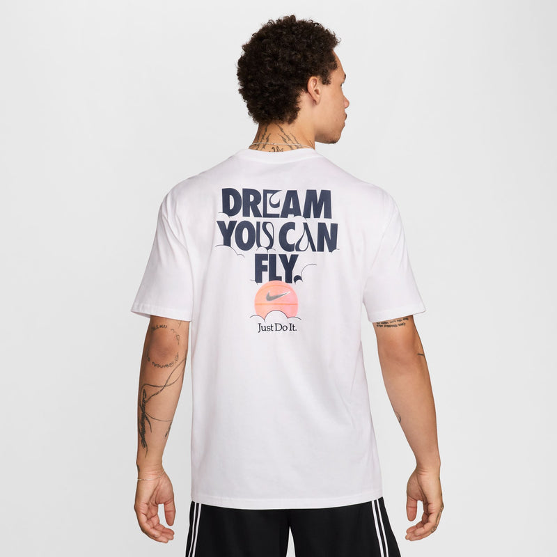 Nike Men's Max90 Basketball T-Shirt 'White'