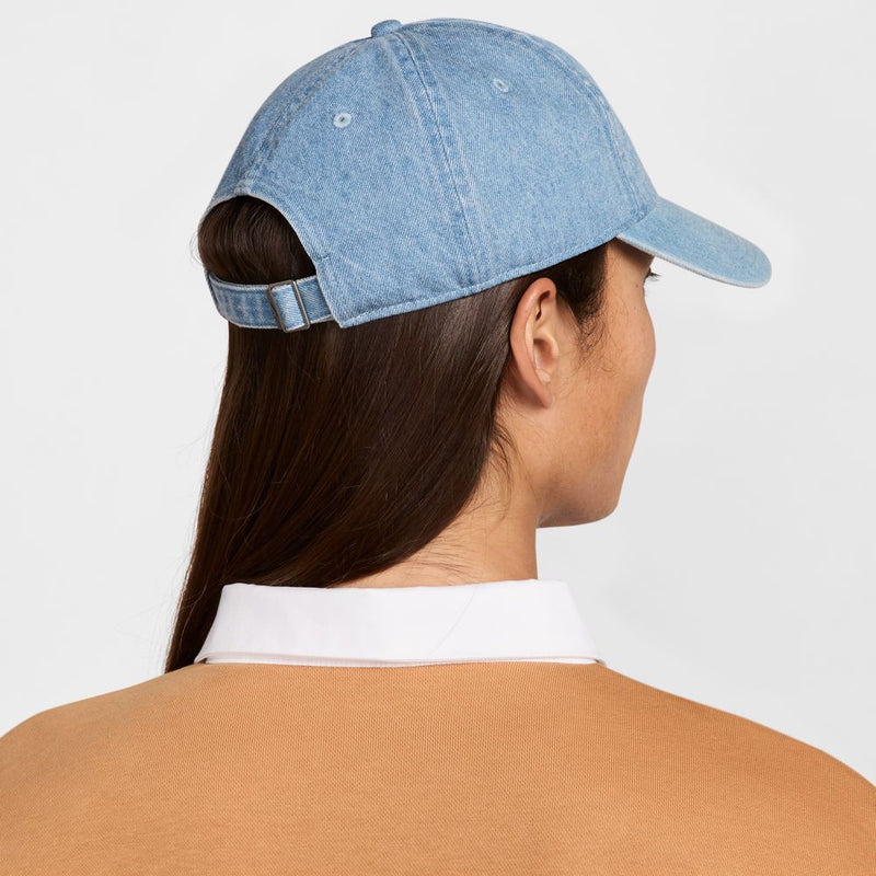 Nike Club Unstructured Denim Cap 'Storm/Thunder Blue/White'