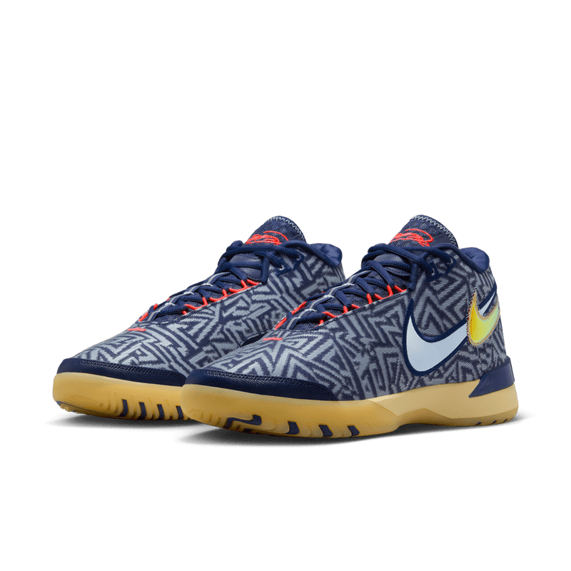 LeBron James LeBron NXXT Genisus Basketball Shoes 'Navy/Yellow/Crimson'