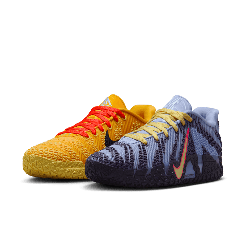 Ja Morant Ja 3 "Channel 12" Basketball Shoes 'Gold/Yellow/Blue/Grey'