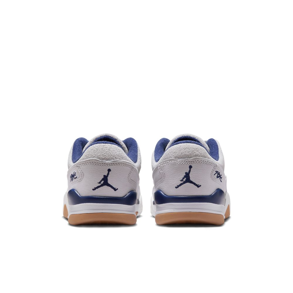 Jordan Flight Court Big Kids' Shoes (GS) 'Neutral Grey/Navy/White'