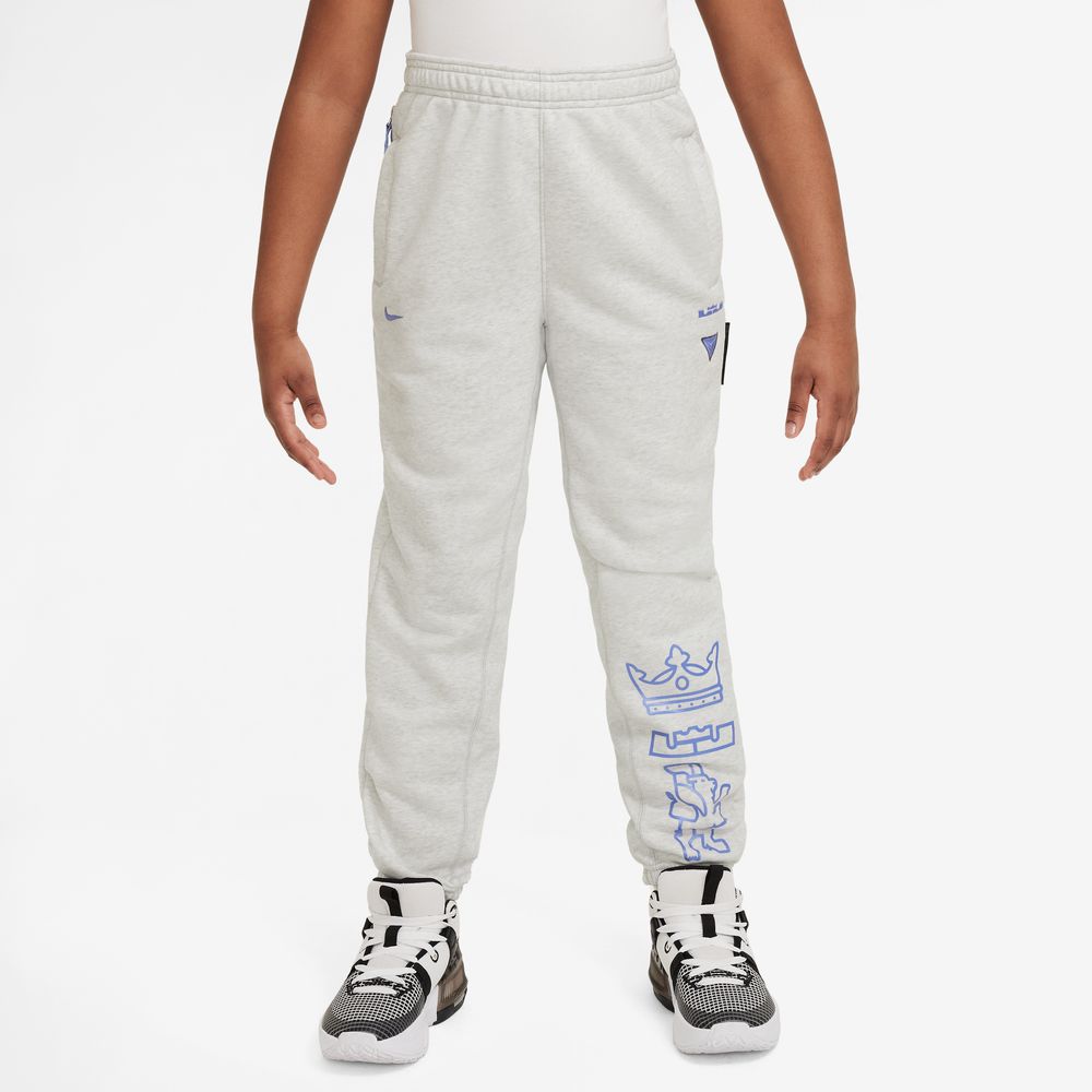 LeBron James LeBron Standard Issue Big Kids' Dri-FIT Basketball Pants 'Photon Dust/Royal Blue'