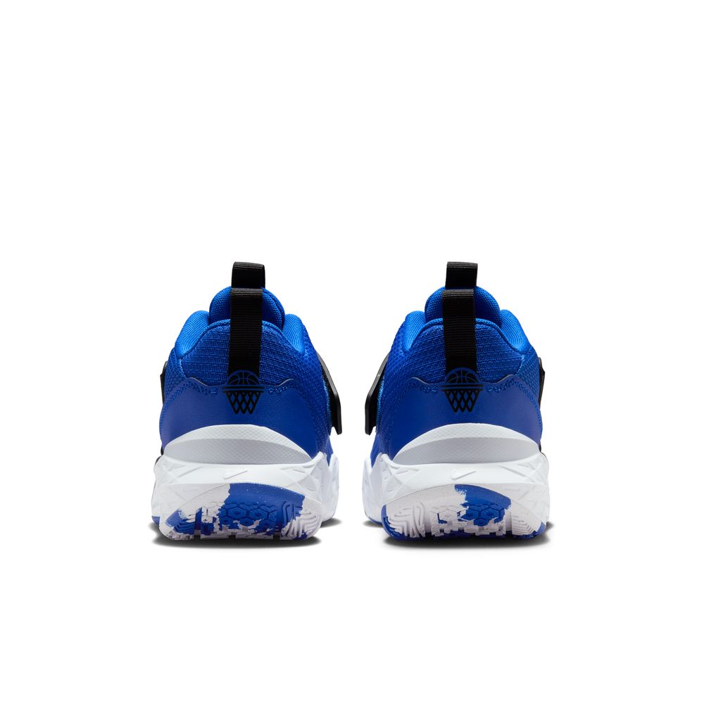 Nike Team Hustle D 12 Big Kids' Basketball Shoes (GS) 'Game Royal/White/Black'