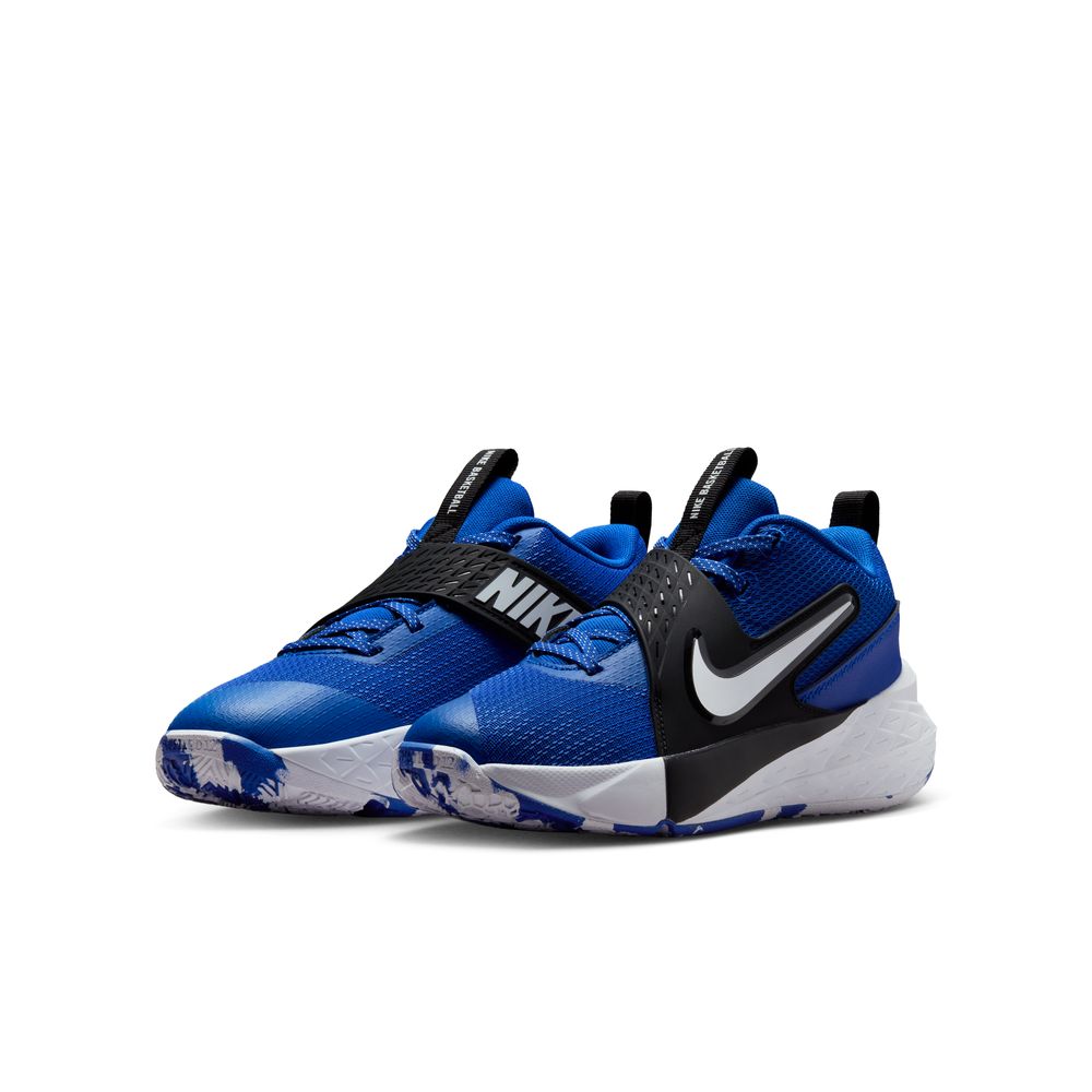 Nike Team Hustle D 12 Big Kids' Basketball Shoes (GS) 'Game Royal/White/Black'