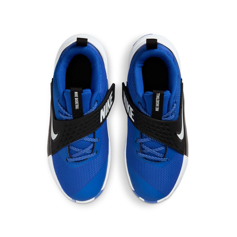 Nike Team Hustle D 12 Big Kids' Basketball Shoes (GS) 'Game Royal/White/Black'