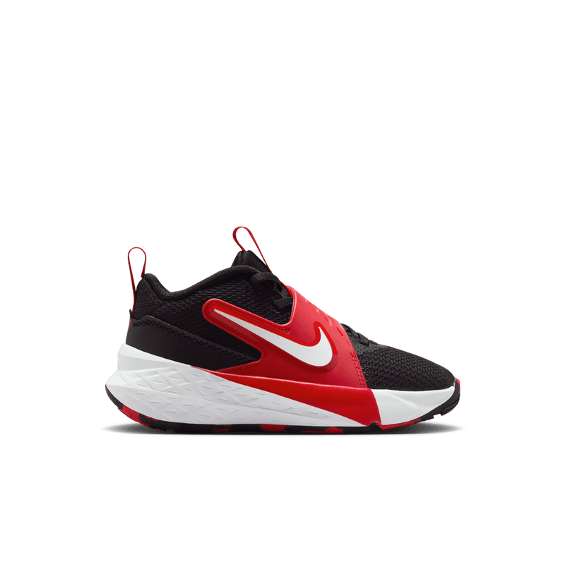 Nike Team Hustle D 12 Little Kids' Shoes (PS) 'Black/White/Red'