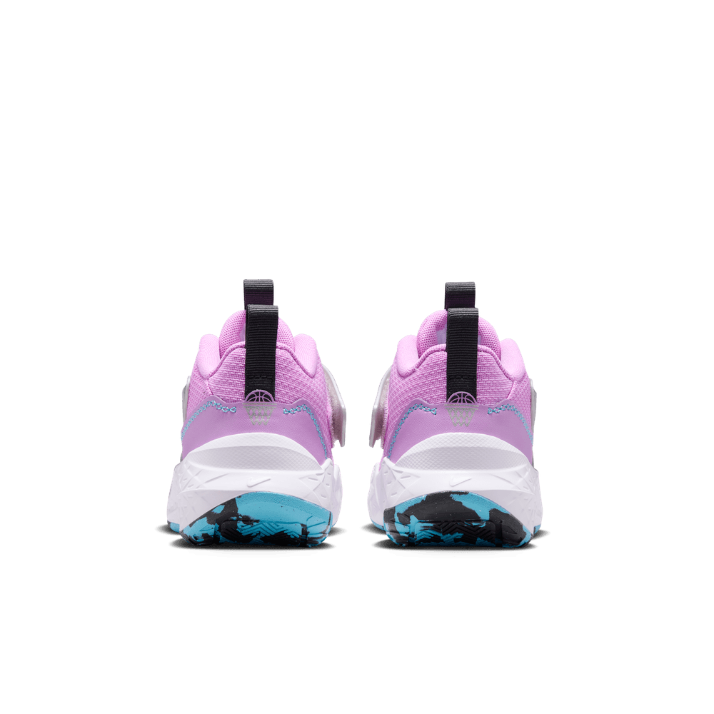 Nike Team Hustle D 12 (PS) Kids Basketball Shoes 'Fuchsia'