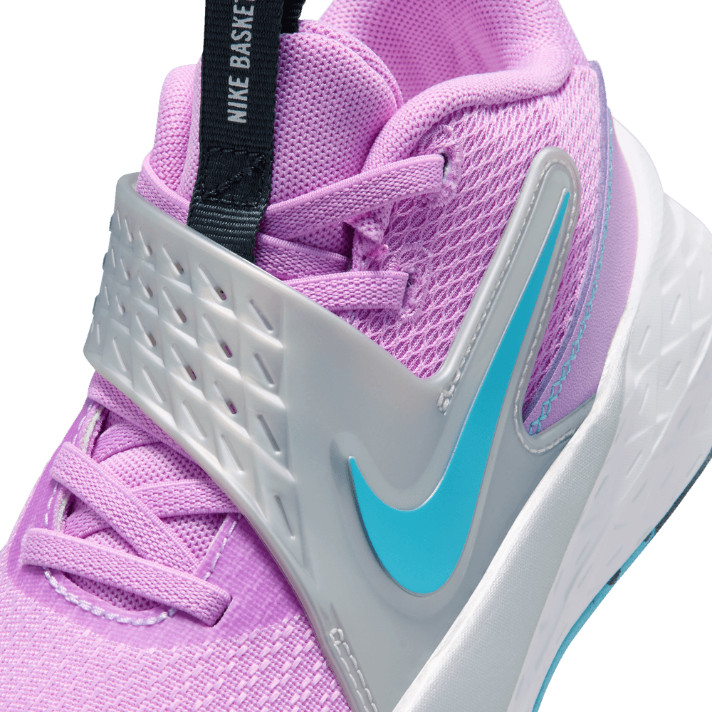 Nike Team Hustle D 12 (PS) Kids Basketball Shoes 'Fuchsia'