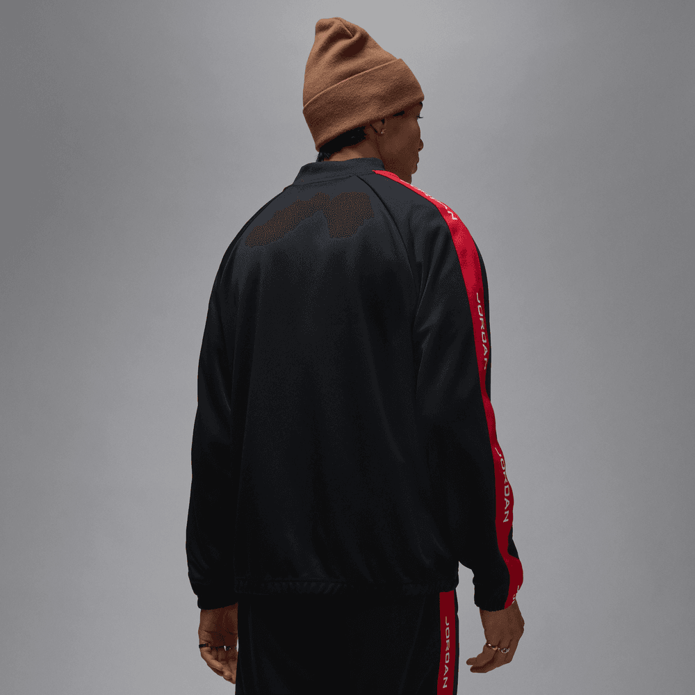 Jordan Essentials Men's Tracksuit Jacket 'Black/Red/White'