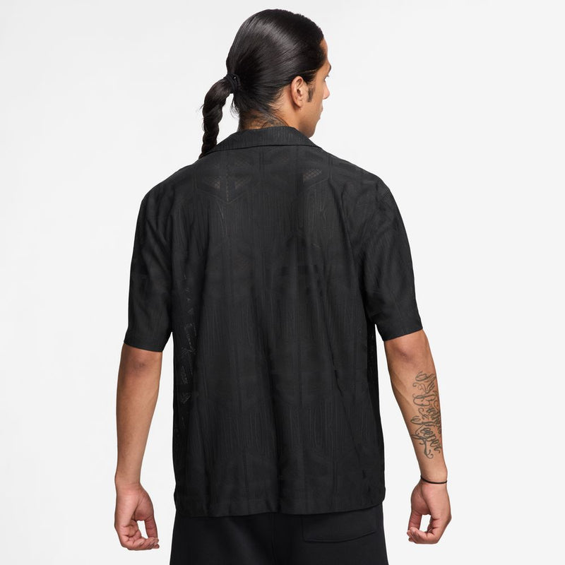 Jordan Flight Men's Short-Sleeve Knit Top 'Black'