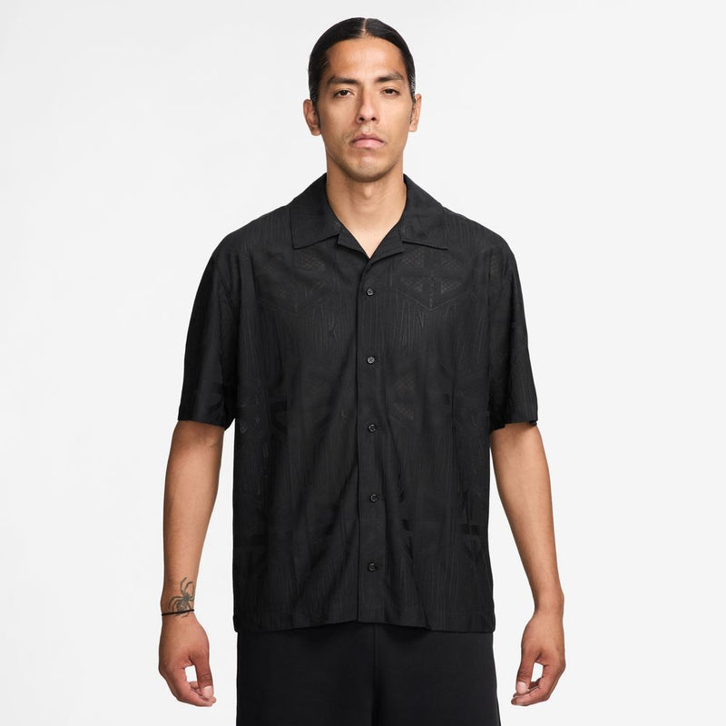 Jordan Flight Men's Short-Sleeve Knit Top 'Black'