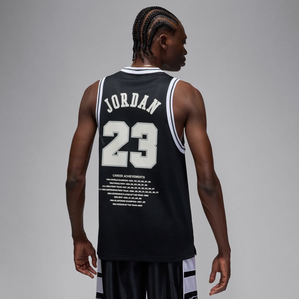 Jordan Essentials Men's Summer Jersey 'Black/White'