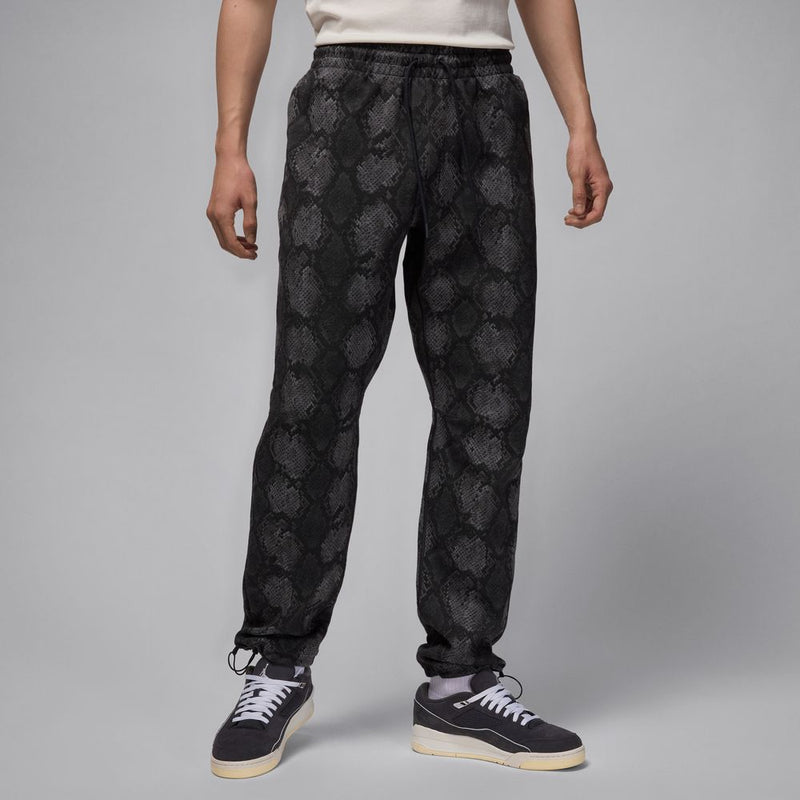 Jordan Sport Hoop Fleece Men's Dri-FIT Printed Pants 'Black/Off Noir'