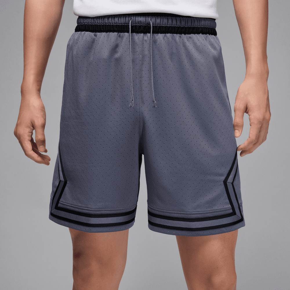 Jordan Sport Men's Dri-FIT Mesh Diamond Shorts 'Light Carbon/Black'