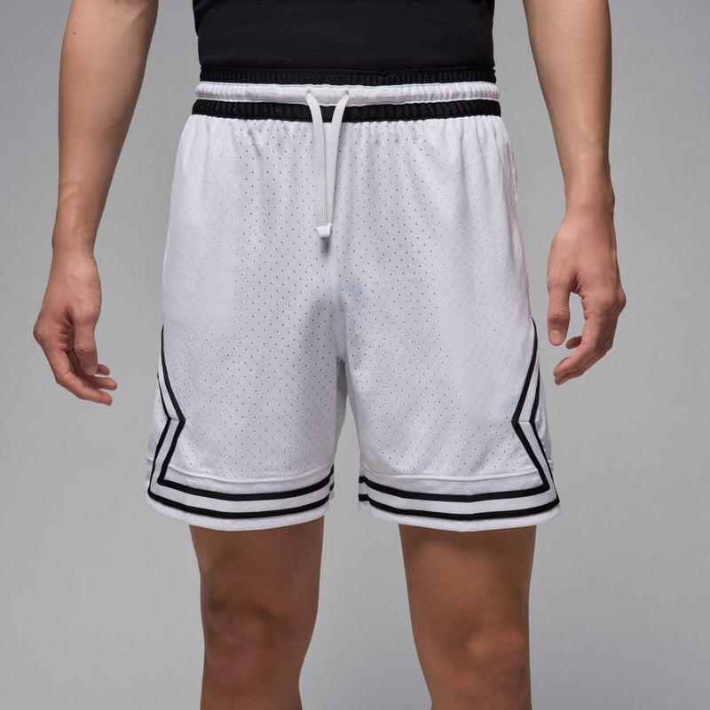 Jordan Sport Men's Dri-FIT Mesh Diamond Shorts 'White/Black'