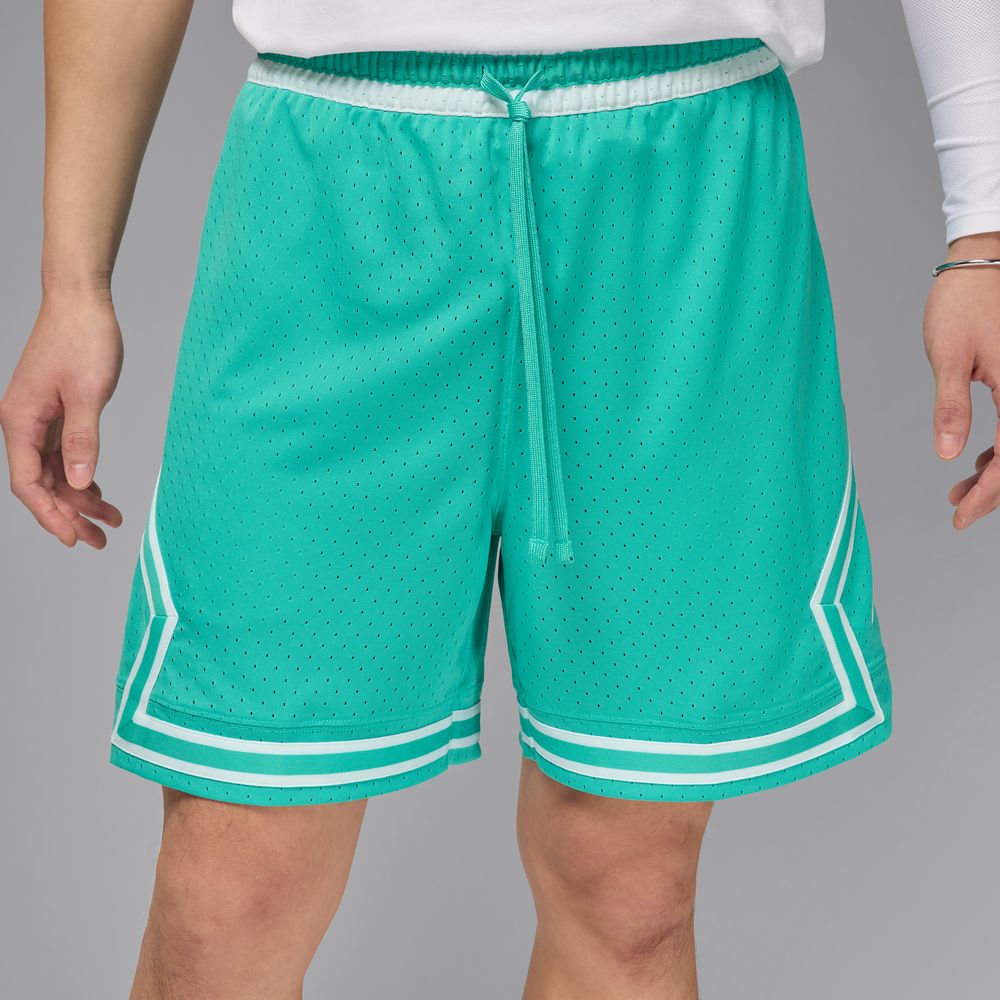 Jordan Sport Men's Dri-FIT Mesh Diamond Shorts 'Teal/White'