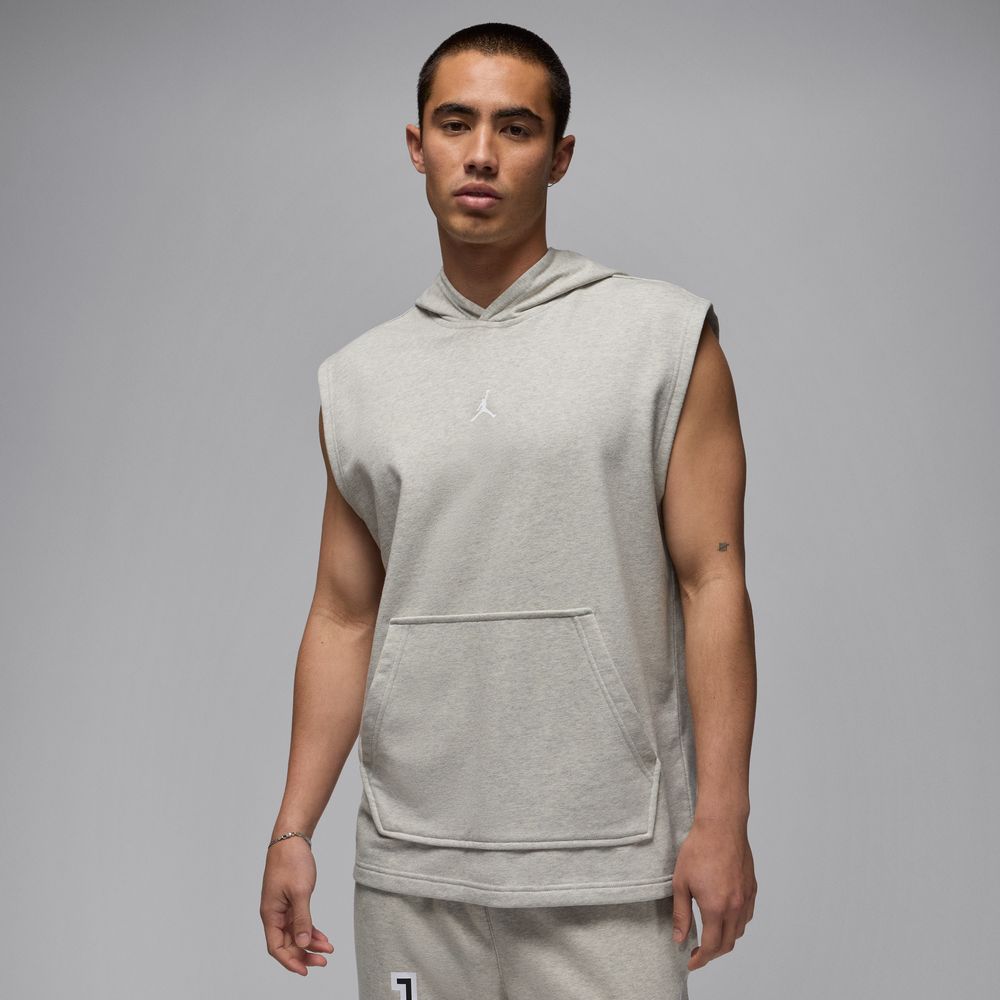 Jordan Sport Crossover Men's Dri-FIT Sleeveless Pullover Hoodie 'Grey Heather/White'