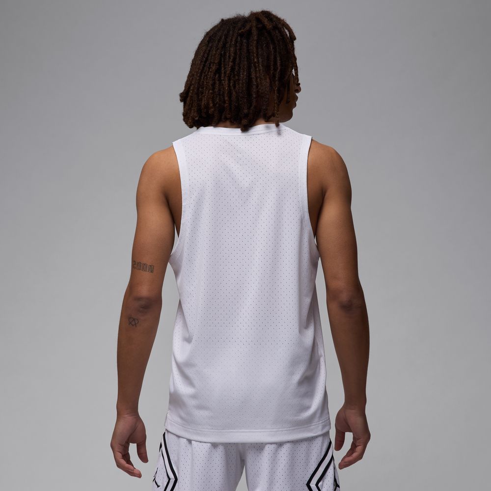 Jordan Sport Men's Dri-FIT Mesh Jersey 'White/Black'