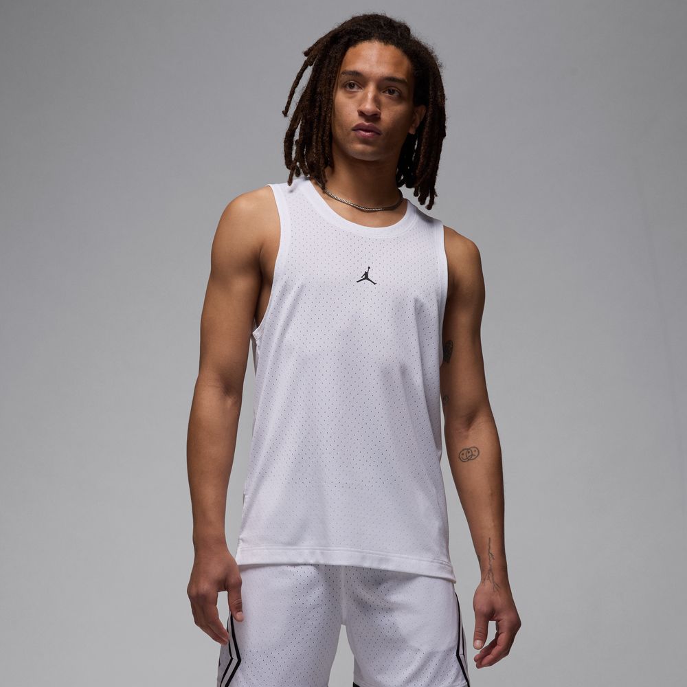 Jordan Sport Men's Dri-FIT Mesh Jersey 'White/Black'