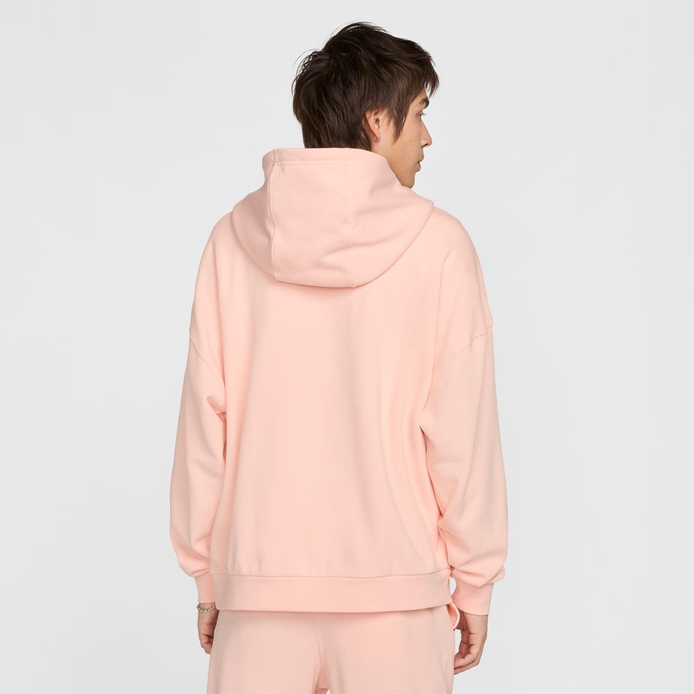Nike Club Fleece Men's Oversized French Terry Pullover Hoodie 'Washed Coral'