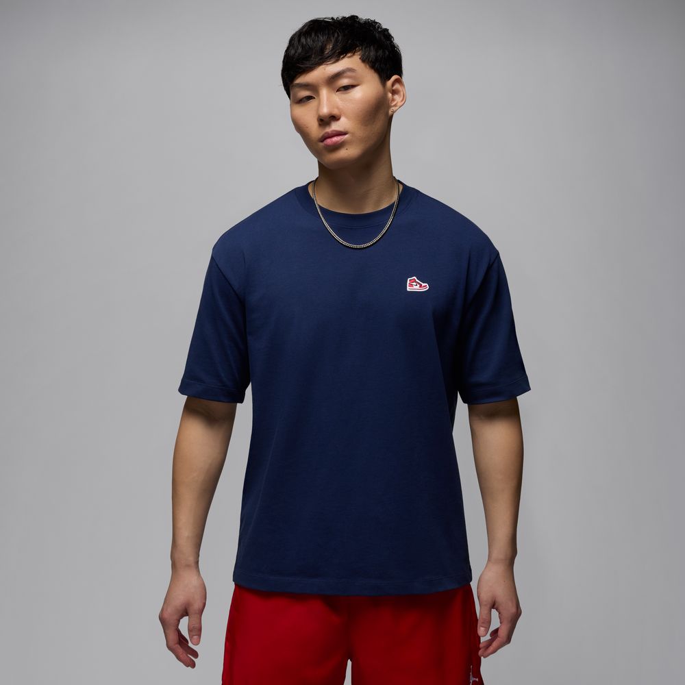 Jordan Brand Men's Sneaker Patch T-Shirt 'Navy/White'