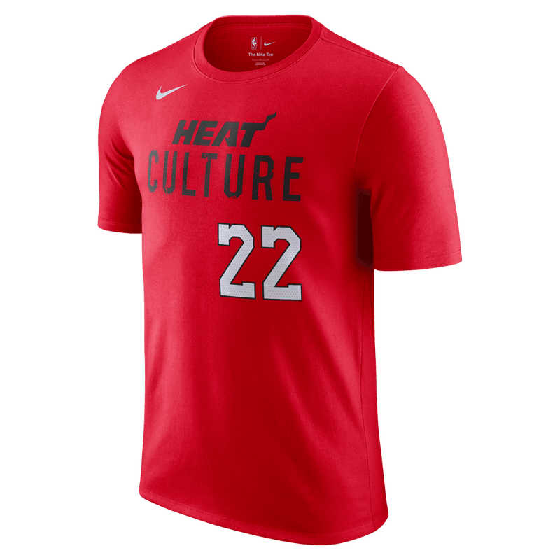 Jimmy Butler Miami Heat Essential City Edition Men's Nike NBA T-Shirt 'Red'