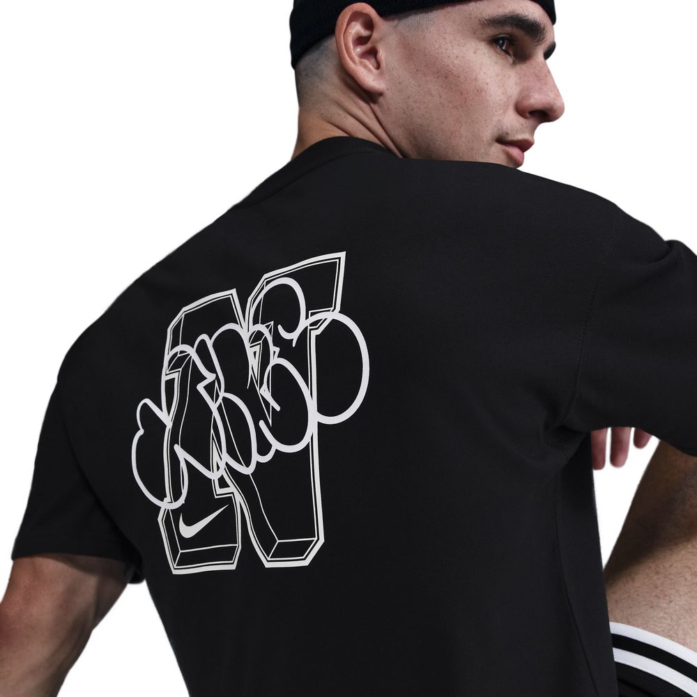 Nike Men's Max90 Basketball T-Shirt 'Black'