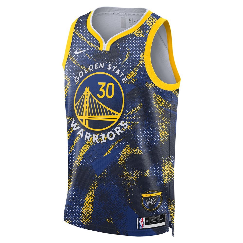 Stephen Curry Golden State Warriors 2025/26 Select Series Men's Nike Dri-FIT NBA Swingman Jersey 'Blue/White'