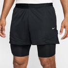 Nike Icon Men's Dri-FIT 4" 2-in-1 Basketball Shorts 'Black/Ivory'