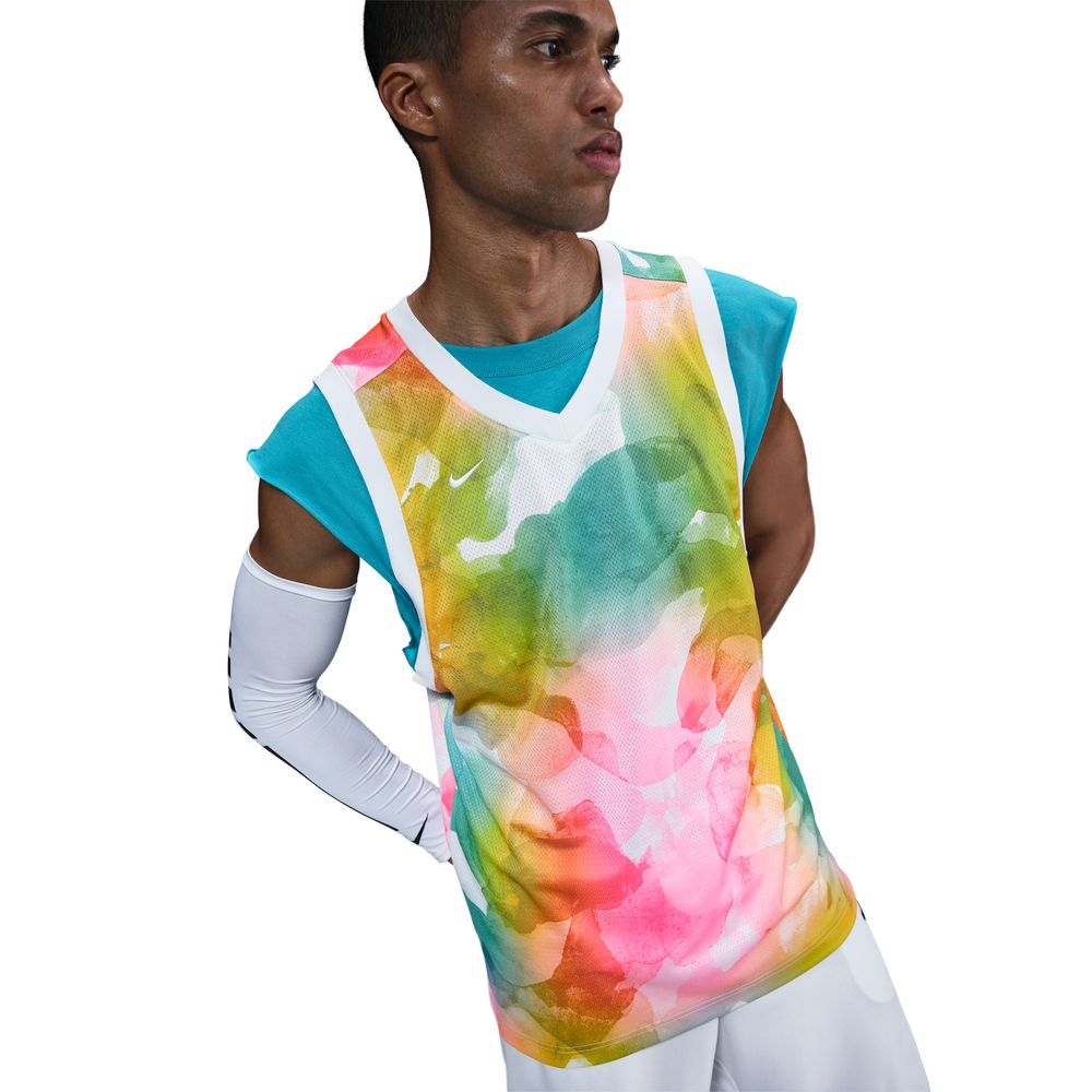 Nike DNA Men's Dri-FIT Basketball Jersey 'Pink/White/Dusty Cactus'