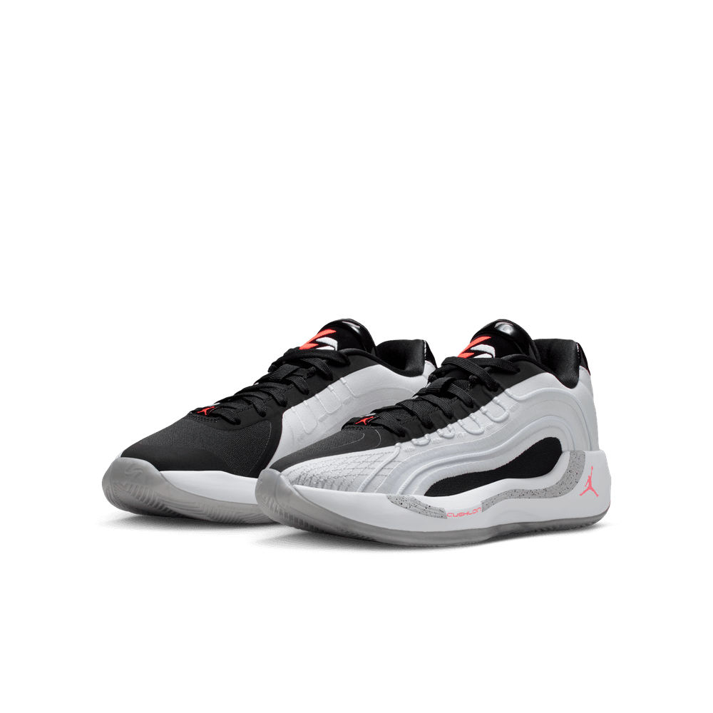 Luka Doncic Luka 4 "White Cement" Big Kids' Basketball Shoes (GS) 'White.Bight Crimson/Black'