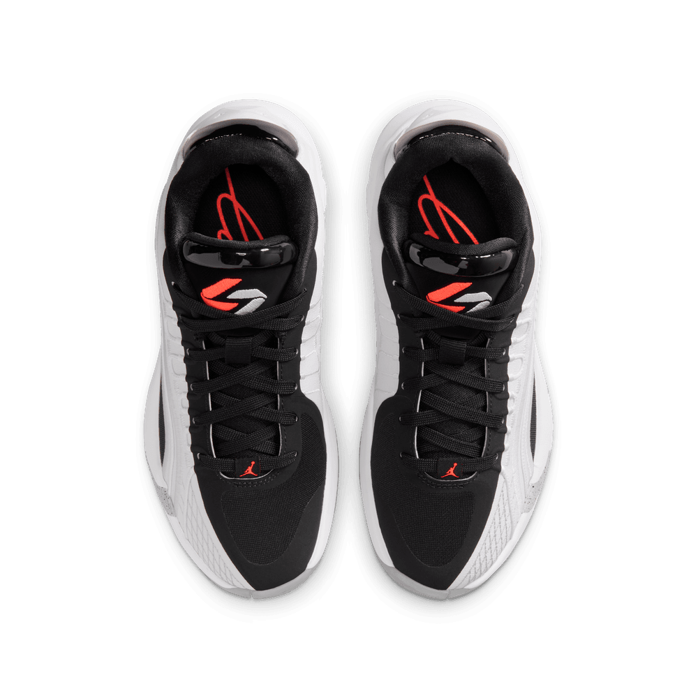 Luka Doncic Luka 4 "White Cement" Big Kids' Basketball Shoes (GS) 'White.Bight Crimson/Black'