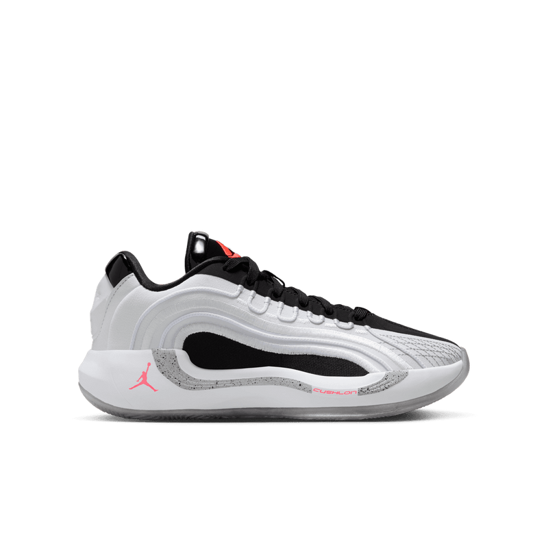 Luka Doncic Luka 4 "White Cement" Big Kids' Basketball Shoes (GS) 'White.Bight Crimson/Black'