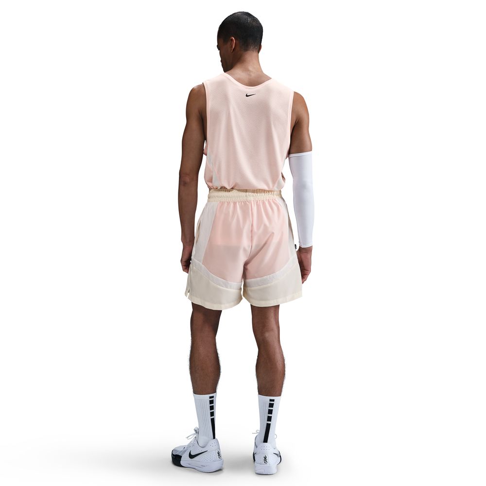 Nike Icon Men's 6" Woven Basketball Shorts 'Coconut Milk/Washed Coral'