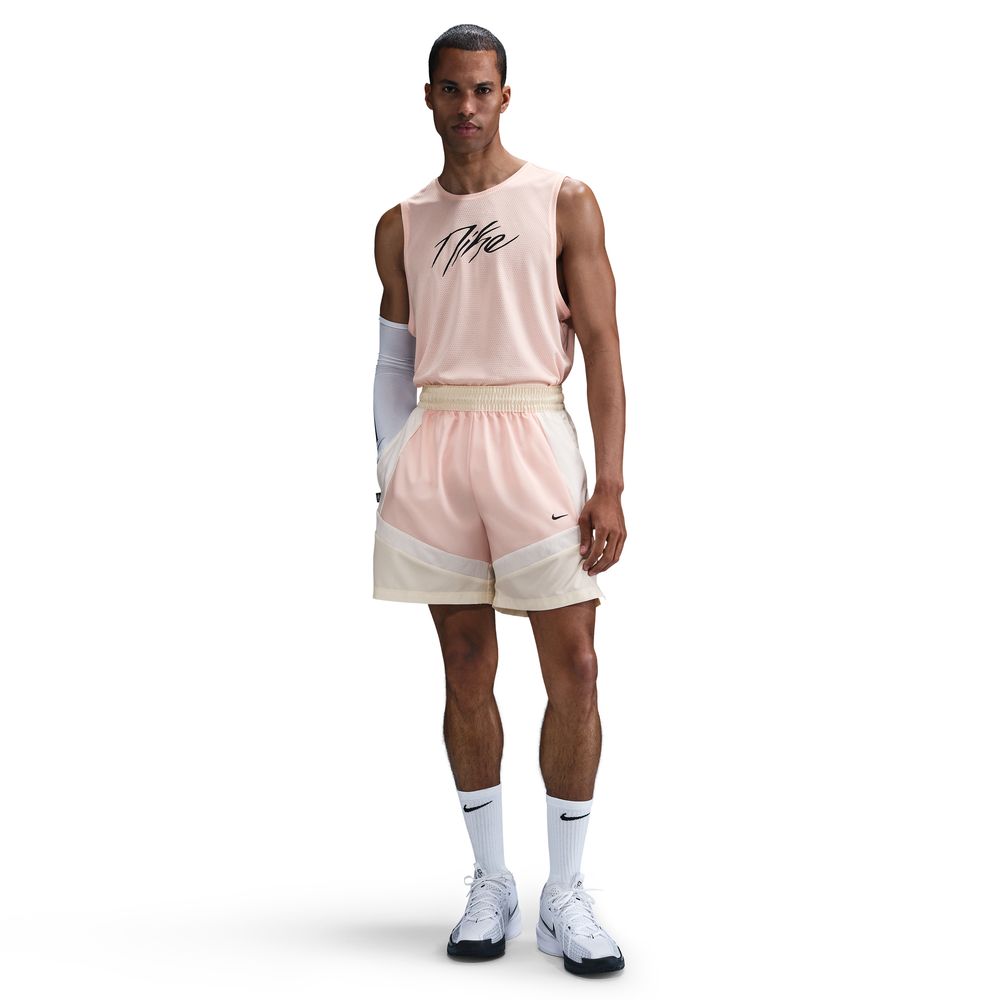 Nike Icon Men's 6" Woven Basketball Shorts 'Coconut Milk/Washed Coral'