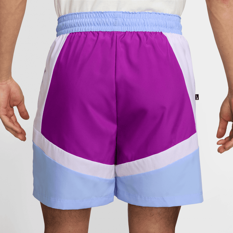Nike Icon Men's 6" Woven Basketball Shorts 'Purple/Aluminium'
